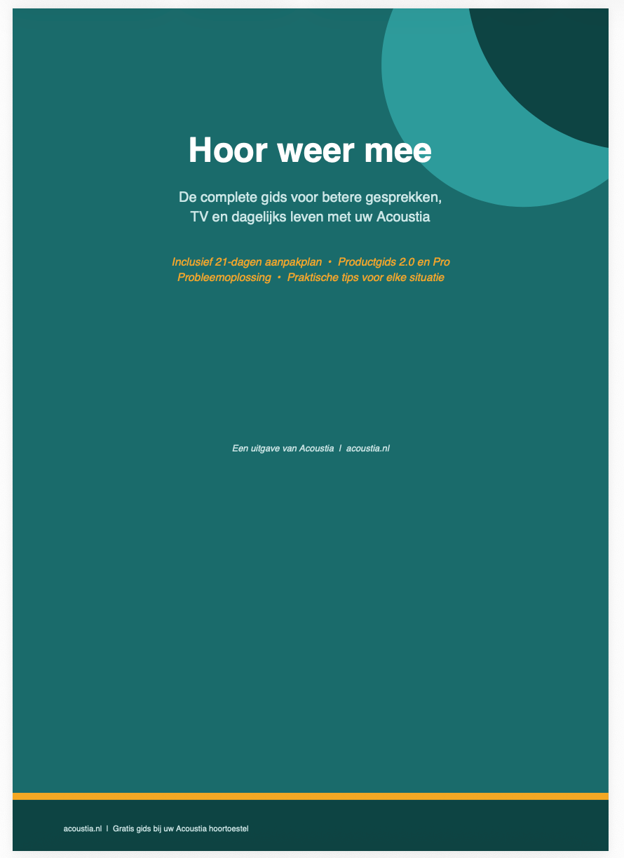 Gratis e-book : Hoor weer elk gesprek duidelijk